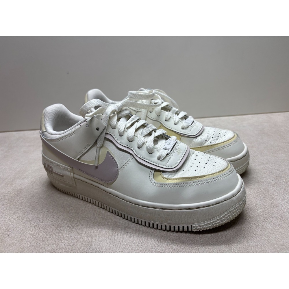 Nike Sneakers Womens Air Force 1 8.5 Shadow Sail Platinum Violet Purple Shoes